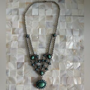 Turquoise and Silver Necklace